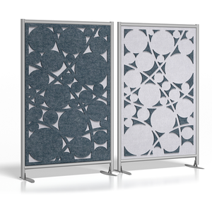 Fabrication de panneaux muraux acoustiques absorbants Panneaux de feutre acoustique en polyester Panneau mural insonorisé pour animaux de compagnie Cloison de bureau - Product Image 1