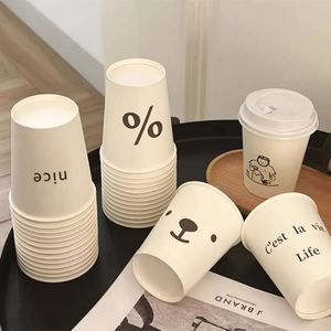 Gobelets en papier biodégradables personnalisés (taille, couleur, logo) – Gobelets jetables de haute qualité imprimés offset pour emporter (biscuits, tequila) - Product Image 2