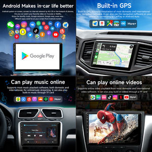 Lecteur multimédia de voiture 9 pouces 7862 Android 13.0 8 cœurs DSP 2.5D GPS BT Carplay AndroidAuto 4G combinaison DVD universelle 8G + 128G - Product Image 5