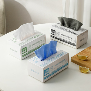 Microfiber Cleaning <b>Cloths</b> 20pcs Box Reusable Extractable Dish Towels for <b>Kitchen</b> and Car Cleaning Gray Household Dust - Product Image 1