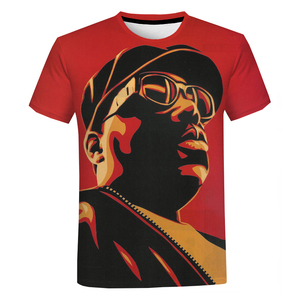 Oferta Especial: Hip Hop <span class=keywords><strong>Notorious</strong></span> B.I.G. Camiseta Personalizada con Impresión 3D, Camiseta Gruesa Personalizada, Camiseta de Talla Grande para Deporte - Product Image 3