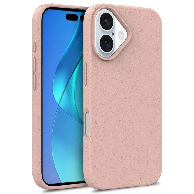 Wholesale Eco-Friendly Soft TPU Wheat Straw Phone Case Covers for iPhone 16 16 Pro Max 13 Biodegradable Shockproof Protection