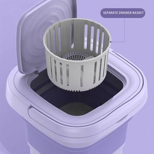 Household Small Folding Portable Washing Machine Student Dormitory Underwear Socks <b>Mini</b> Washing Machine Portable Laundry Bucket - Product Image 6