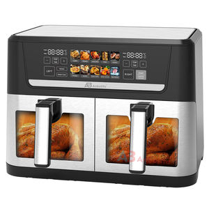 Anbolife Friggitrice ad Aria da 10L con Doppio Cestello e Finestra di Visualizzazione, Struttura in Acciaio Inox, Schermo Touch Digitale, Friggitrice Senza Olio - Product Image 3