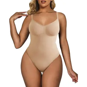 Wholesale Low price Seamless Body Shaper Tummy Control Thong bodysuits for women jumpsuits