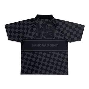 Maillot de football personnalisé à motif de diamant Chemise de football rétro de rue avec impression par sublimation - Product Image 3