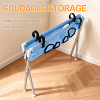 Table de toilettage pliable en acier inoxydable et polyester pour animaux de compagnie (chats et chiens) avec support – Vente en gros