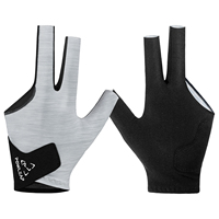 2026 personnalisé 3 doigts Durable Snooker & Billard Balls Gants de Snooker antidérapants pour les joueurs de Table de Club de billard