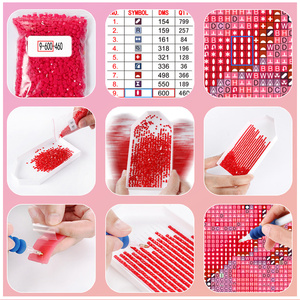 Decorazione per Soggiorno di Tendenza, Mosaico 5D Fai-da-Te, Foto Personalizzata su Tela a Pelo Corto, Pittura con Diamanti a Mano Libera, Donna Nuda Sexy - Product Image 6