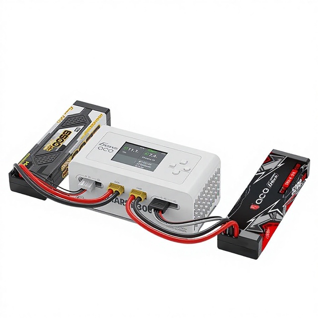 Gens D300 Dual-Channel Metal Drone 1-6S Lithium Battery Intelligent Balance Charger 300W 15A