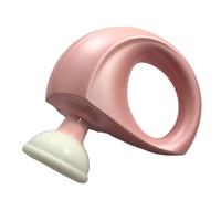 Masseur corporel souple portatif à pétrissage avec 2 têtes en silicone interchangeables, outil de massage électrique avec contrôle de la minuterie pour le cou et les épaules
