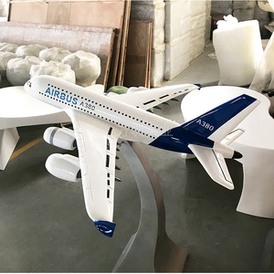 Modèle d'avion Airbus A380 en résine et fibre de verre pour exposition, fabricant Hui Zhou - Product Image 5