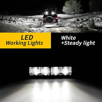 Projecteur de travail LED haute puissance W132 48W 6 pouces pour camion, SUV, VTT, 4x4 - Neuf, couleur 6000K pour accessoires LED moto