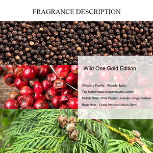 Aroma Único Wild One Edición Oro, Aceite de Perfume, Aceite de Fragancia de Pimienta Pura para Hacer Perfumes, Aceite Corporal, Fragancias de Perfume Personalizadas - Product Image 2