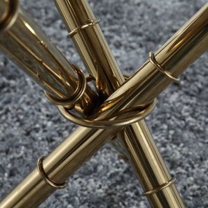 Modern Luxury <strong>Gold</strong> Stainless Steel <strong>Round</strong> Marble Coffee <strong>Table</strong> Home Furniture for Living Room Metal <strong>Side</strong> <strong>Table</strong> - Product Image 2