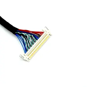 공장 공급 사용자 정의 8 ~ 18pin PA66 주석 인광 청동 FI-X30P-S8 LVDS 스크린 케이블 조립 와이어 하네스