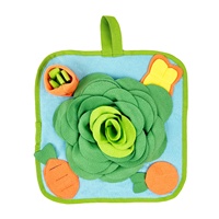 Tapis d'alimentation interactif pour petits animaux (chiens, lapins, cochons d'Inde, hérissons, chinchillas, chiots) - Tapis de renifleuse en polyester