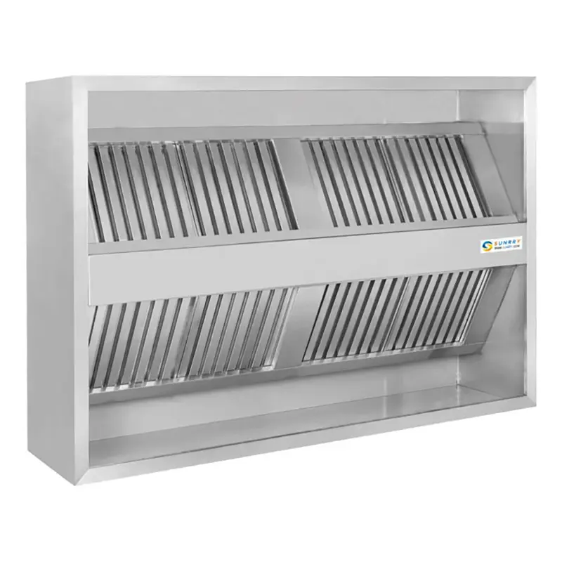 Hotel Нержавеющая Сталь Коммерческие медные двойные вытяжки для кухни