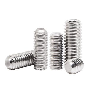 Tornillos de Fijación con Cabeza Hexagonal de Acero Inoxidable 304, M2 M3 M5 M16, Tornillos de Máquina con Extremo Plano, Rosca Métrica Estándar, Acabado Liso - Product Image 1