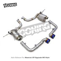 Échappement d'essieu personnalisé pour Maserati Gran Turismo/GT 2007-2021, mise à niveau style MC, système d'échappement en acier inoxydable SS304, embouts brûlés
