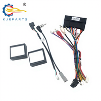 Kabel Harness Konektor Daya 42Pin dengan 2 Canbox untuk Pemutar Android Mobil IX45 2013-2015