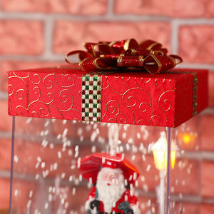 Cajas de luz LED de espejo de Navidad, cajas de música con iluminación - Product Image 6