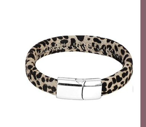 New Simple 2026 Fashion <b>Adjustable</b> <b>Bracelet</b> Brown Genuine Leather Cuff Cowhide <b>Bracelet</b> - Product Image 5