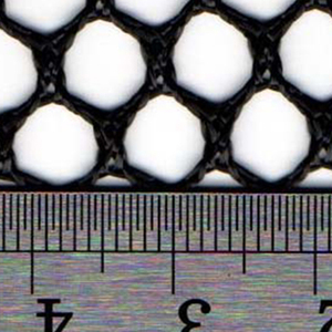 160GSM lỗ lớn <span class=keywords><strong>Polyester</strong></span> lưới lục giác vải trong màu đen và trắng cổ phiếu - Product Image 2