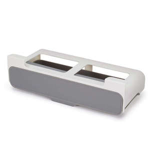 Hot Plastic Wall Mounted Pull Out Drawer Storage Holder Kitchen Self Rotating Hanging Under Shelf Spice Organizer Rack
