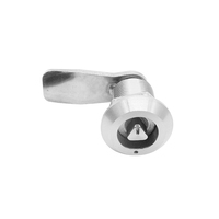 AOBO SUS 316 Verrou à came triangulaire à plage fixe de 8mm à compression