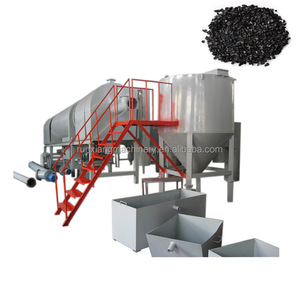 Horno de Carbonización de Bricquetas de Astillas de Madera, Cáscara de Coco y Bambú, Máquina de Biocarbón con Recolección de Vinagre de Madera - Product Image 1