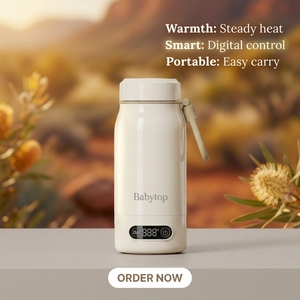 Calentador de Biberones Portátil con Calentamiento Rápido, Hervidor Portátil de 500 ml, Calentador de Biberones Multifunción, Calentador de Leche Rápido - Product Image 3