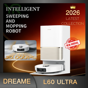 หุ่นยนต์ดูดฝุ่นถูพื้น L60 Ultra พร้อมระบบเทฝุ่นอัตโนมัติ ทำความสะอาดตัวเองได้ แรงดูด 30,000Pa หลบหลีกสิ่งกีดขวาง ระบบนำทาง 360 องศา ทำความสะอาดมุมห้อง โรงแรม - Product Image 3