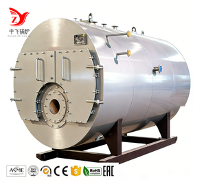 Chaudière à vapeur au gaz et au mazout Zhongfei WNS avec une efficacité de combustion élevée et un minimum de perte de chaleur pendant le fonctionnement - Product Image 2