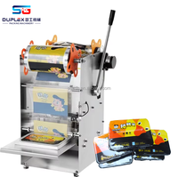Machine de scellage thermique manuelle pour contenants de restauration rapide, scelleuse d'emballages alimentaires à emporter, machines d'emballage pour nouilles et pâtes italiennes
