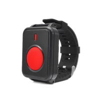 Sistema de Alarma Inalámbrica para Personas Mayores, Botón de Llamada, Localizador para Cuidadores, 1 Receptor de Reloj de Mano, 2 Pulseras con Timbre