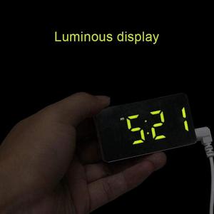 Reloj LED Alarma Pantalla grande Mini Reloj despertador <span class=keywords><strong>digital</strong></span> de temperatura silenciosa con pantalla de tiempo LED Reloj electrónico - Product Image 3