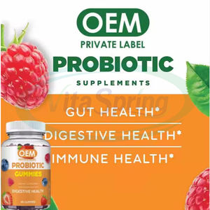 Gummies prébiotiques et probiotiques de marque privée Ausreson, complément alimentaire pour la santé des femmes, fibres prébiotiques en gomme - Product Image 2