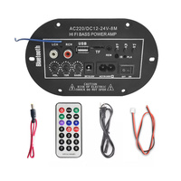 Récepteurs audio miniatures professionnels de haute qualité A8 pour la maison, amplificateur numérique, faible bruit, basses puissantes, Bluetooth intégré, USB, voiture