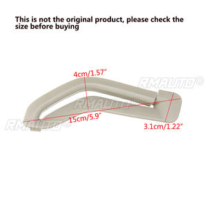 Anillo guía del retractor del cinturón de seguridad delantero izquierdo y derecho, selector de cinturón, cubierta embellecedora del cinturón de seguridad para Volvo S60 S80 V70 XC90 39885877 - Product Image 2
