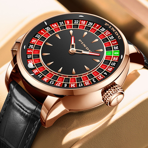 นาฬิกา <span class=keywords><strong>Jacob</strong></span> Luxury Crystal <span class=keywords><strong>Diamond</strong></span> สำหรับผู้ชาย แบรนด์ดัง ขายดี นาฬิกาไขลานแบบรูเล็ตคาสิโน ขนาด 22 มม. สายหนัง ประดับเพชร พร้อมจานหมุนสำหรับการพนัน - Product Image 4