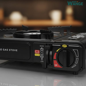 Estufa <span class=keywords><strong>de</strong></span> Gas <span class=keywords><strong>Butano</strong></span> Portátil Ligera al por Mayor con Estructura Dividida para Camping al Aire Libre y Asador BBQ sin Humo - Product Image 2