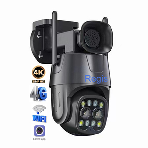 Camera <span class=keywords><strong>IP</strong></span> Camera Quan Sát An Ninh 2.8Mm-8Mm Ống Kính Kép PTZ 8MP HD Ngoài Trời Có Thẻ Sim Wifi 4G Camera Quan Sát Người Theo Dõi Màu Sắc Ban Đêm Camhi - Product Image 1