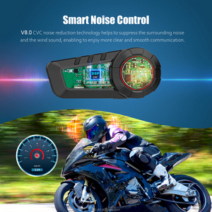 KY KY Pro müzik paylaşımı kask kulaklık interkom FM radyo 6 ridres 1000M üçüncü parti markaları bağlamak motosiklet interkom - Product Image 3