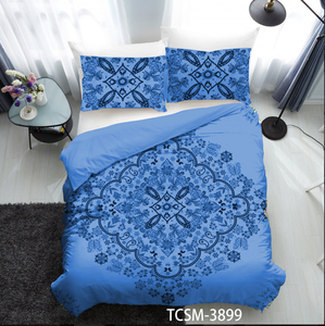 Gran oferta, tapiz de <span class=keywords><strong>Mandala</strong></span>, juego de cama de tela de algodón, juego de sábanas con dos fundas de almohada, colcha Bohemia Dabu, funda de cama - Product Image 3