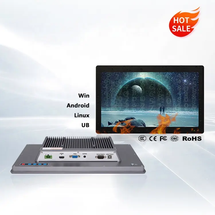 중국 제조 Qiang 방수 터치 패널 15 인치 산업용 LCD 모니터 오픈 프레임 IP65 정전 용량 성 터치 스크린 모니터