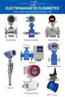 Medidor de Flujo de Agua Magnético Digital de Alta Precisión (±0.5%) DN15-DN3000 WKLD, Medidor de Flujo Electromagnético Industrial Anticorrosión