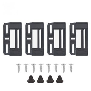 Clips de plaque d'immatriculation standard européen (lot de 4) en acier inoxydable, attaches transparentes en PP, directement de l'usine - Product Image 4