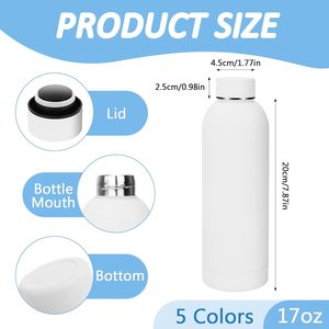 Custom Logo Double Wall Vacuum Insulated Small Mouth 350ML 500ml 750ML Small Mouth Stainless Steel Sports <b>Water</b> <b>Bottle</b> - Product Image 2