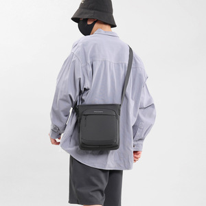 Bolso de Hombro Cuadrado Retro, Bolso de Hombro Moderno, Bolso Bandolera Deportivo de Color Sólido, Bolso Cruzado Informal con Correa Única, Oxford Transpirable - Product Image 6